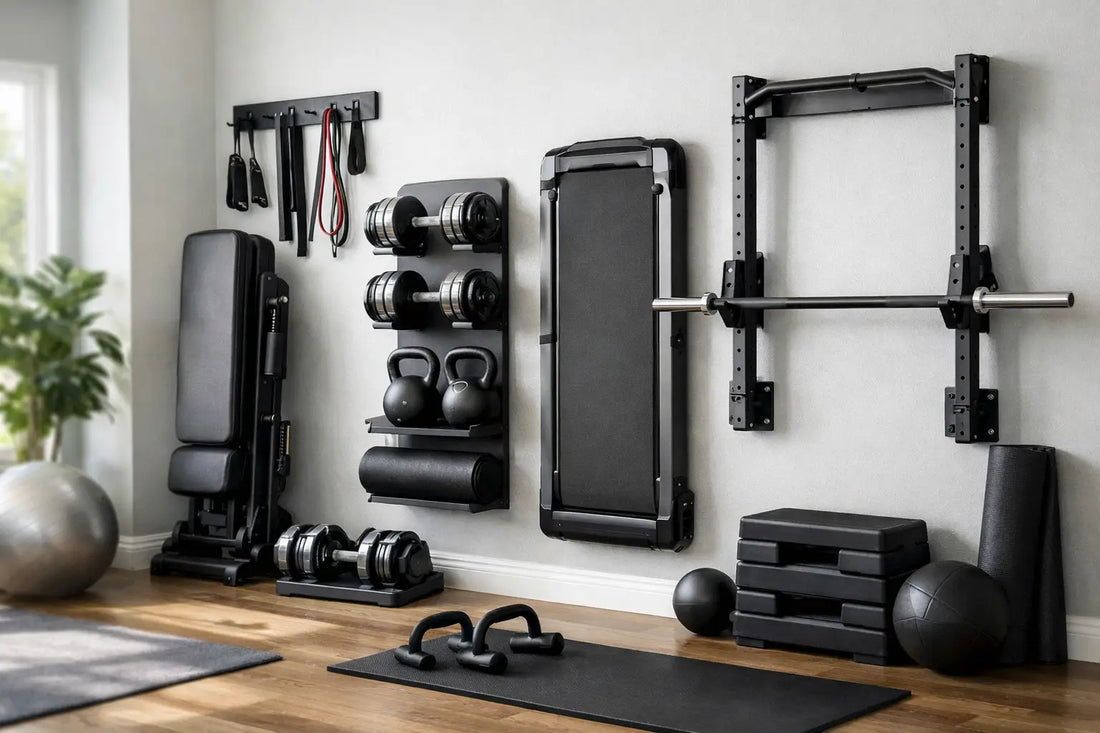 11 Space Saving Gym Equipment Ideas