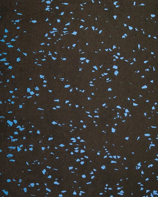 30mm Premium Rubber Tile (1m x 0.5m / Blue Fleck) | UK Delivery