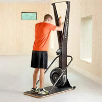 Concept2 SkiErg Cross-Country Ski Trainer showing handles and resistance mechanism for full-body cardio workout.