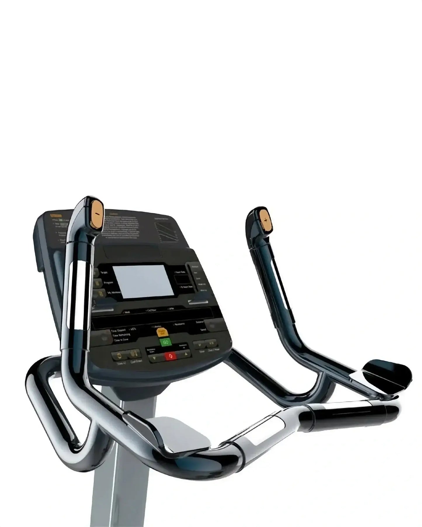 Impulse Health Tech Encore upright exercise bike with adjustable seat and digital display for home fitness workouts.