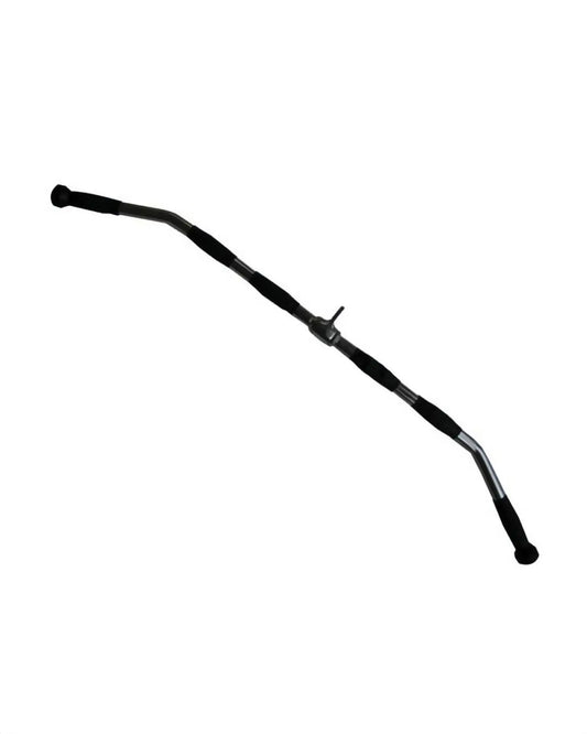 Wide Gym Gear 48-inch standard grip lat pulldown bar for functional strength training, featuring a sturdy metal design with textured grip.