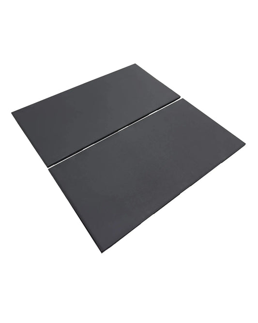 Gym Gear Black Rubber Tiles - QVEC