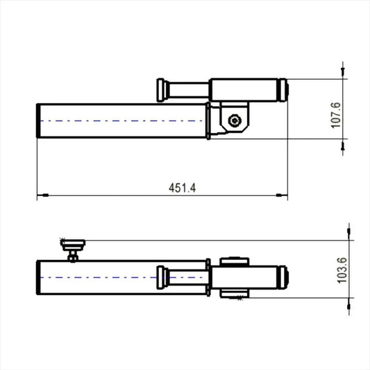 Gym Gear Elite Series, Angled Barbell Attachment | For Home Gyms