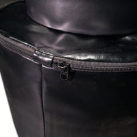 Free-standing Gym Gear punch bag for boxing and training, with a sturdy base and padded striking surface for martial arts practice.
