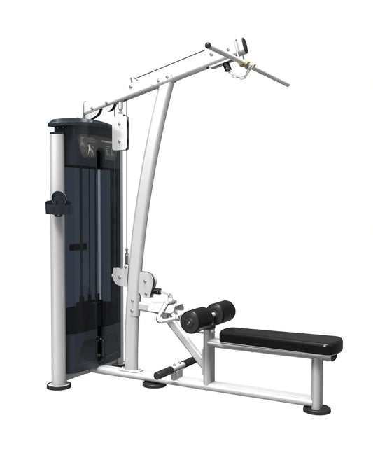 Gym Gear Perform Series Lat Pulldown Low Row pin-loaded gym equipment with adjustable weight and ergonomic design