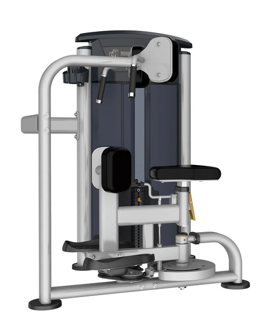 Gym Gear Perform Series Pin Loaded Torso Rotation machine for core and oblique workouts, featuring adjustable seat and ergonomic handles.