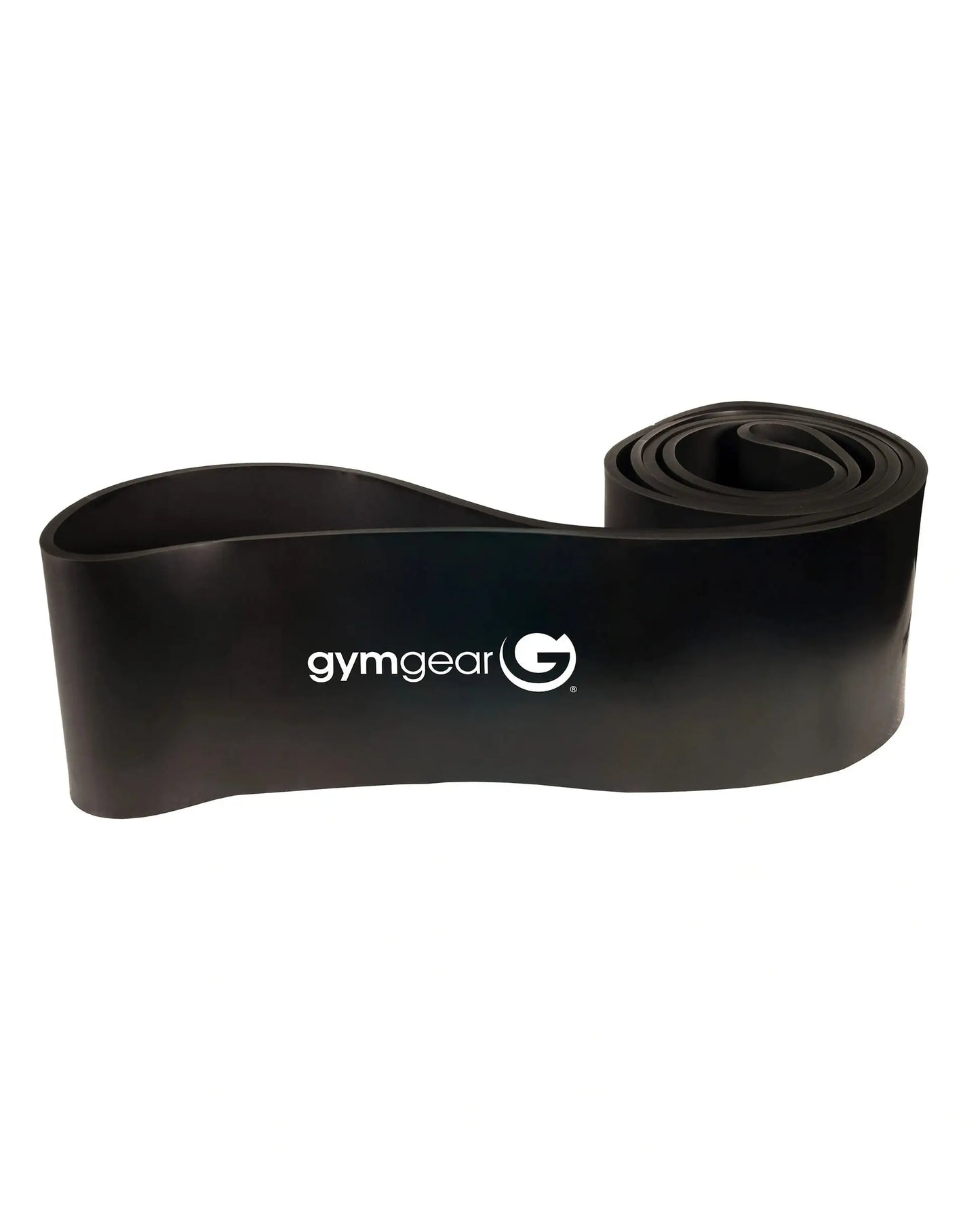 Black Gym Gear Powerband, 101mm, versatile studio accessory for resistance training and strength workouts.