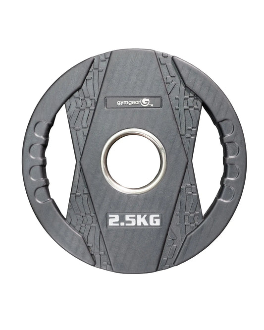 Gym Gear Rubber Olympic Weight Plates (Dual Grip) | UK Delivery