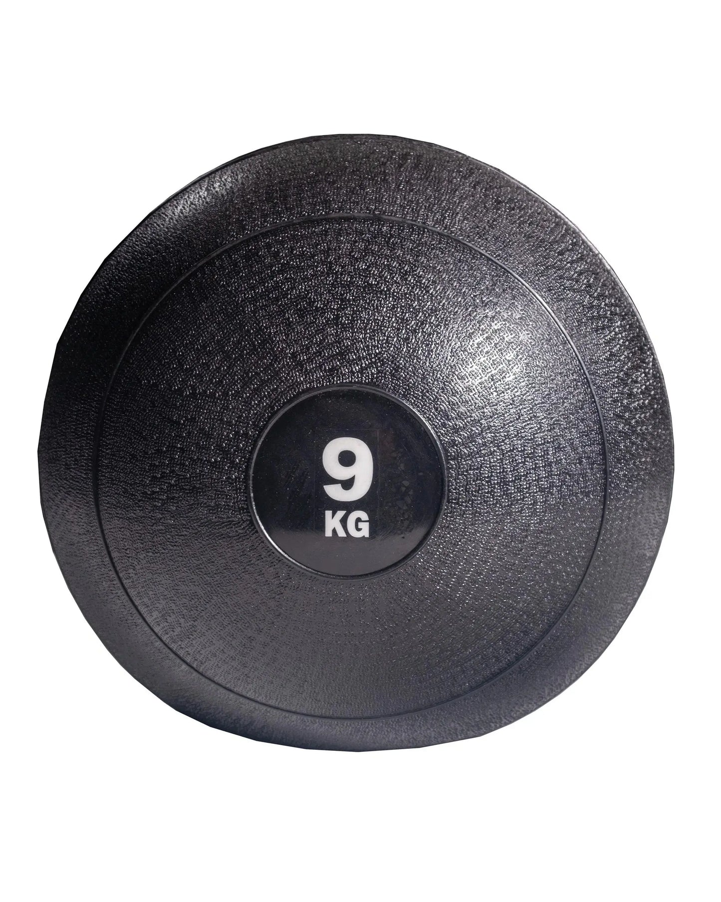 Gym Gear Slam Ball 9kg for strength training, showing a durable black and red fitness slam ball ready for workout use.