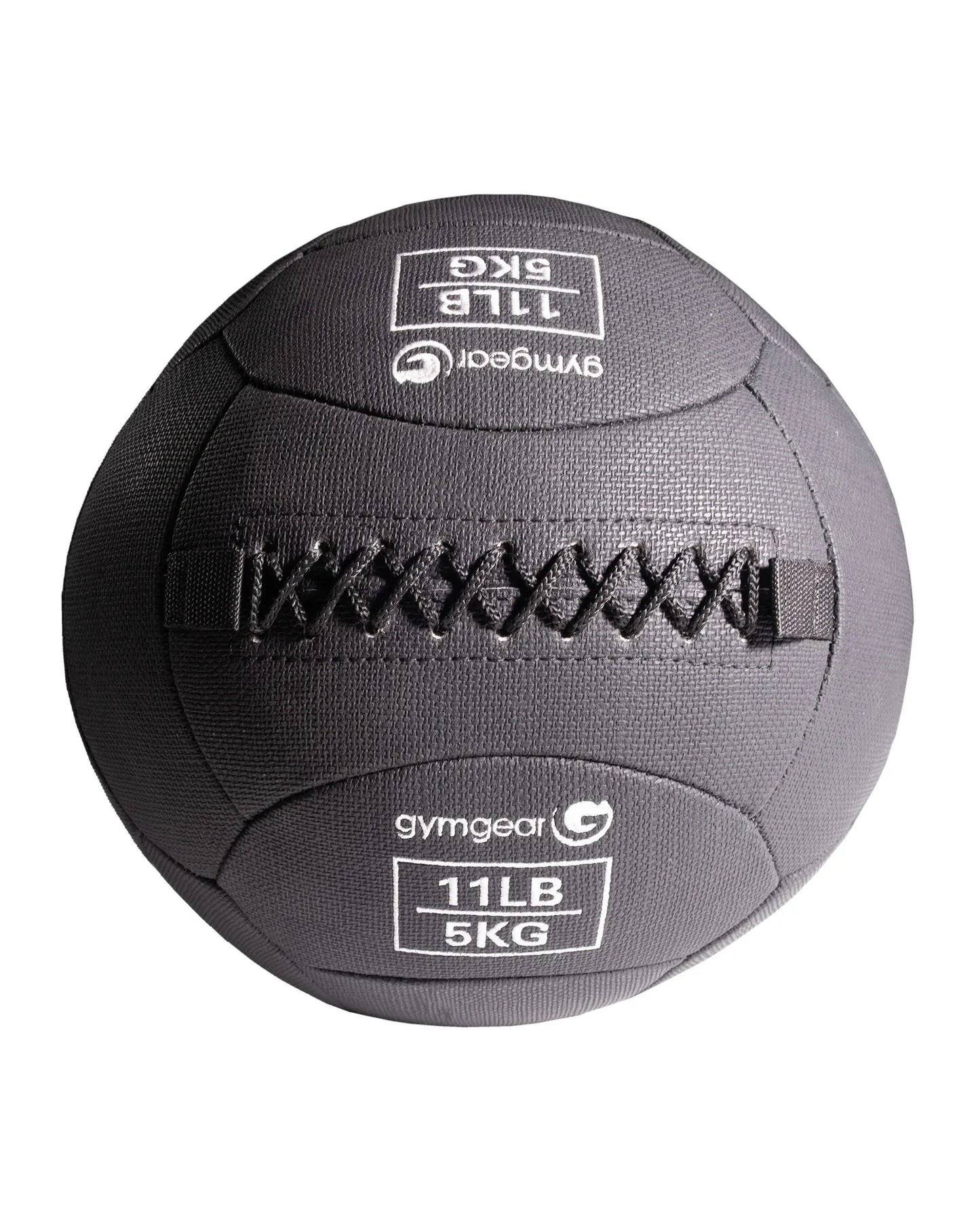 Gym Gear wall balls for fitness training, 5kg exercise balls for strength and durability, shown in a gym setting.