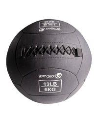 Gym Gear wall balls, 6kg, showing textured surface and color-coded design for strength training and functional workouts.