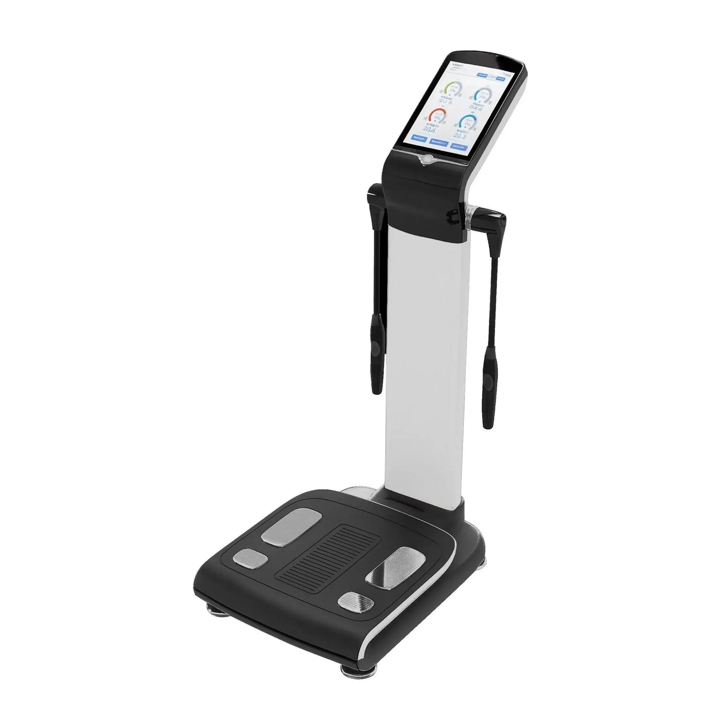 Mediana IC50 Body Analyser showing digital display and control panel for body composition analysis.
