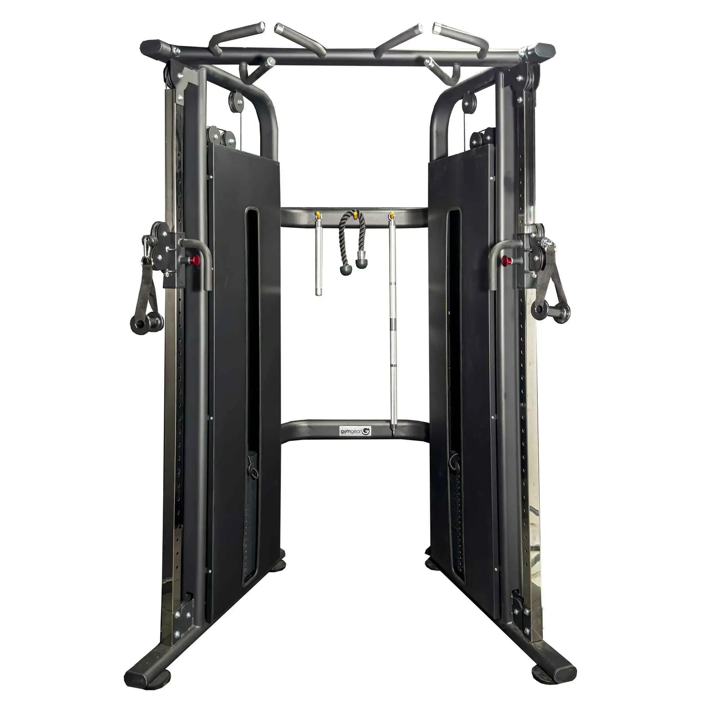 Gym Gear Pro Series Dual Adjustable Pulley with full shroud, pin-loaded exercise equipment for versatile strength training.
