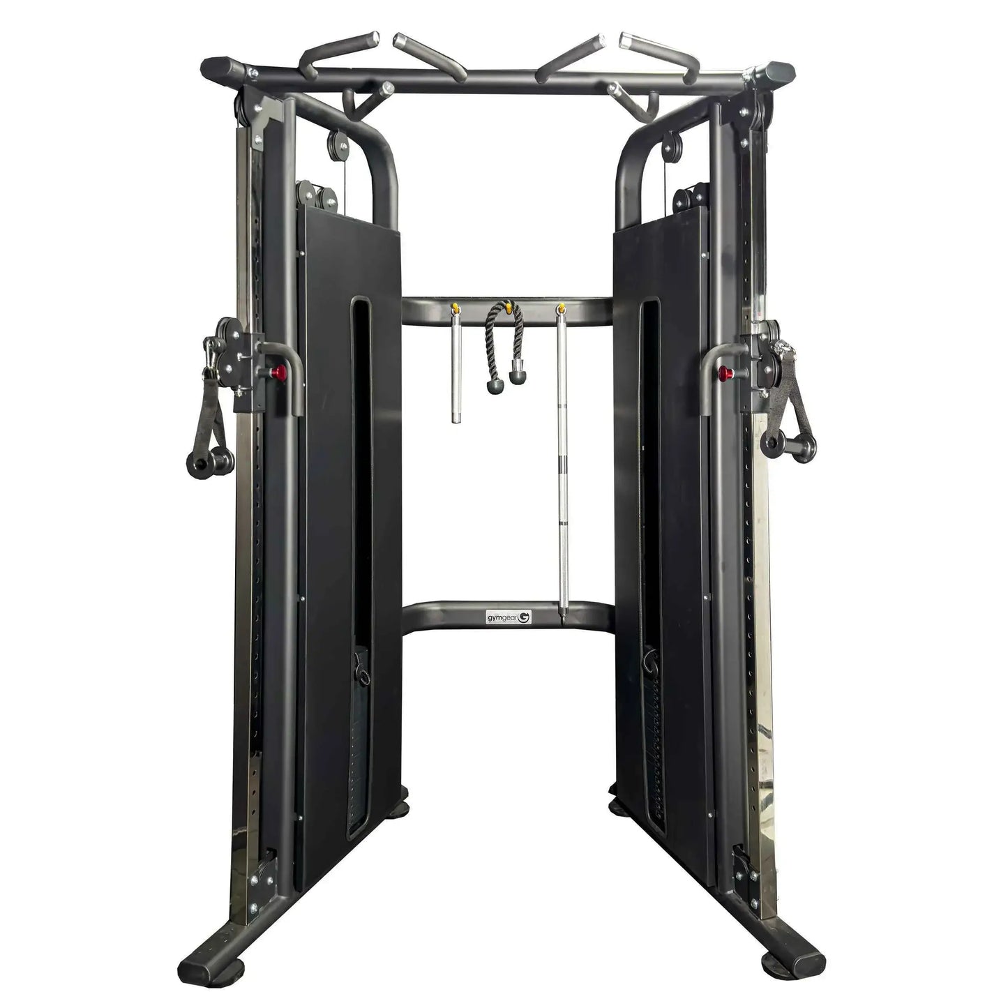 Gym Gear Pro Series Dual Adjustable Pulley with full shroud, pin-loaded exercise equipment for versatile strength training.
