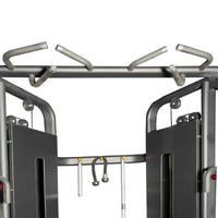 Gym Gear Pro Series dual adjustable pulley with full shroud, pin-loaded exercise machine for versatile strength training.