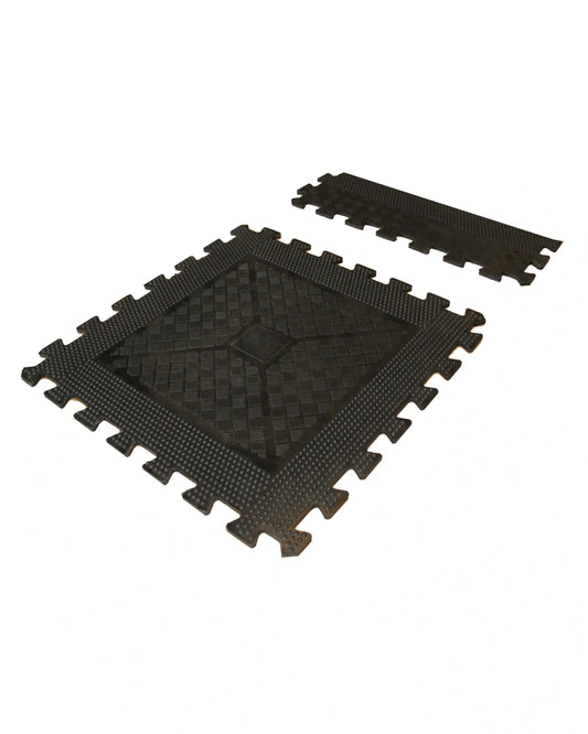 Rubber Interlocking Gym Floor - QVEC