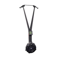 Wall-mounted Ski Max 2.0 cardio machine by Gym Gear, featuring handles and digital display for effective ski simulation workouts.