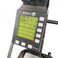 Gym Gear Ski Max 2.0 DEKA cardio machine showing handles, foot pedals, and digital display for indoor ski workout exercise.