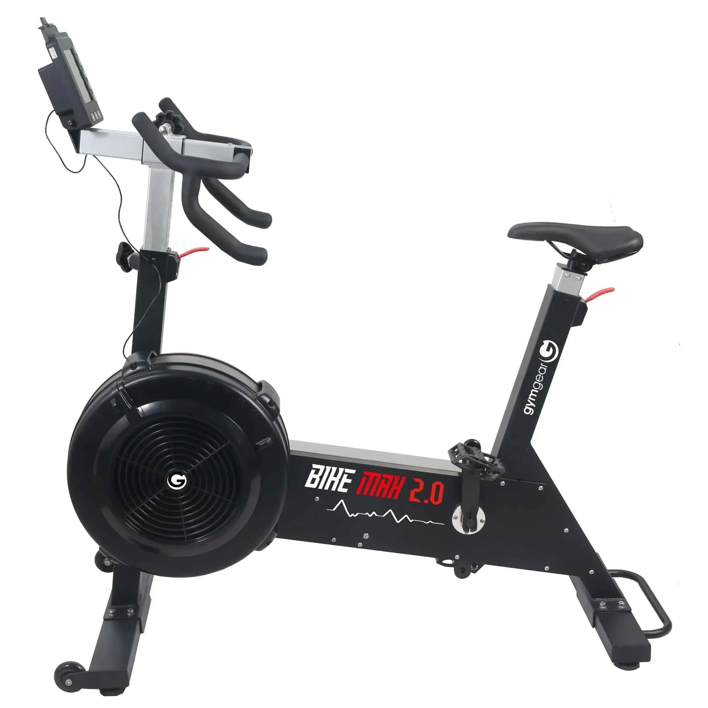 Gym Gear Bike Max 2.0 cardio machine for skiing, rowing, and cycling workouts, featuring a sleek design and adjustable settings.