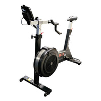 Gym Gear Max 2.0 exercise bike from the Ski, Row, Bike Max 2.0 package deal, showing the cardio machine with adjustable seat and display.